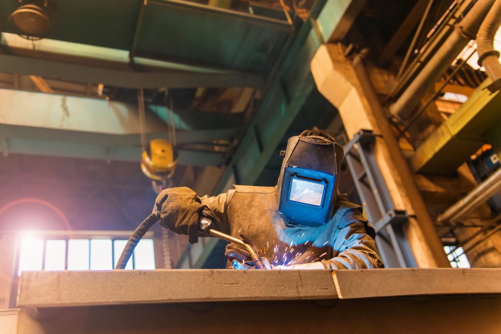 Man welding